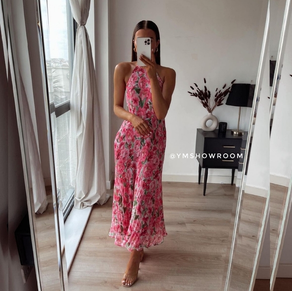 🔥Last 1🔥ZARA Floral Pleated maxi dress - Picture 6 of 6